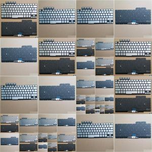 Сменная клавиатура для ноутбука, клавиатура Us для Asus Rog Zephyrus G14 Ga401 Ga401U Ga401M, английская раскладка с подсветкой V192426Ks1 Sier Dro Dhhwk