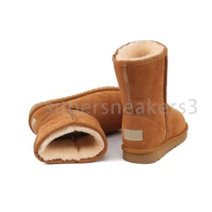 Dzieciowe buty dziecięce dziecko Winter Baby Snow Designer Australia Klasyczna Ultra Mini Boot Fur Fur Booty Girl