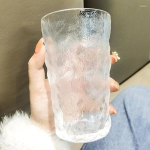 ワイングラス氷河パターンガラスノルディックレストランジュースカップバブルウォーターコーヒー樹皮ビールセットCL102805