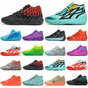 Lamelo Ball 1 Mb.01 Tênis de basquete Sneaker Rick e Morty Purple Cat Galaxy Mens Trainers Bege Black Blast Buzz City Queen City Não daqui Seja você tênis esportivos