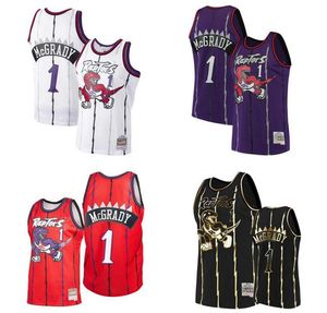 Basketball jersey Tracy McGrady Vince Carter Toronto''Raptors''retro Mitchell Ness Men S-XXL Sports city jersey