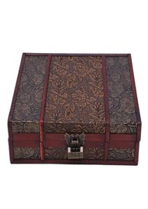 Wooden Storage Jewelry Box Big Vintage Wood Box with Metal Lock Wedding Gift Packaging Manual Desktop Decoration T200320286S7732206