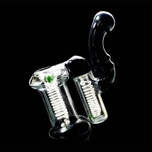 Thick Glass Oil Burner Pipe Bubbler Tobacco Smoke Pipe Herb Water Pipes Smoking Glass Bubbler Pipe