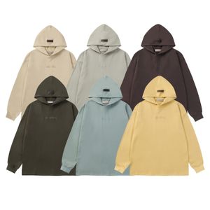 Erkek Hoodie Yeni Tasarımcı Hoodie Çift Hat Küçük Mektup Hoodie American Retro Trend Çift Ceket Gevşek Sıcak