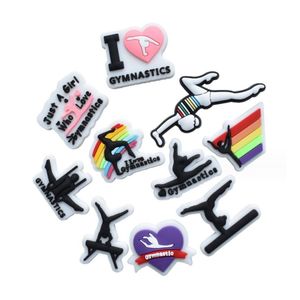 Sko delar tillbehör skor i lager pvc tecknad clog charms dekoration spänne stift pins charm knappar grossist droppleverans ot3ft