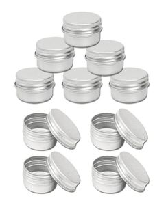 10 x 100 ml aluminium tenn Stora smink ljuskrukor 100 ml kapacitet tomt stora kosmeticcandlespice potsha in produkten tin ja4550729