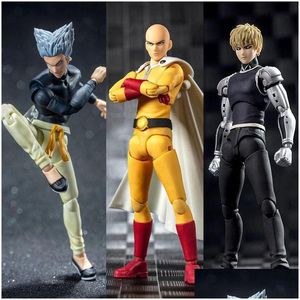 Action Toy Figures Dasin Model Greattoys Gt One Punch Man Saitama Genos Garou Shf Pvc Figure Anime Toys Drop Delivery Gifts Dhuhh