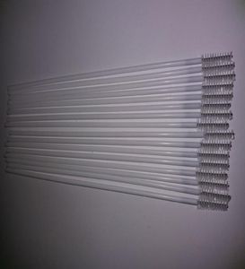 16cm 5mm 100 PCS Paket Paslanmaz Çelik Teli Plastik Tutar Saman Temizleyici Temizlik Fırçaları Temizlik Fırçası Şişe Fırçası Fırçası1744076
