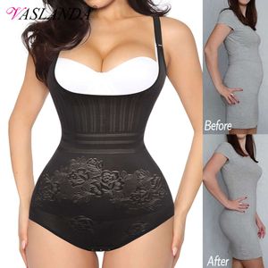 Kadınlar shapewear bel eğitmeni bodysuit karın kontrolü fas colombianas kilo kaybı tam vücut şekillendirici