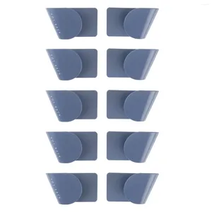 Kitchen Storage Pot Lid Organizer Wall Mounted: Pan Holder Hooks Hanger 5 Pairs Hanging Rack Shelf Stickers For Cutting Board