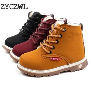 Botas inverno quente bebê botas de neve sapatos aconchegantes de pelúcia meninos meninas tamanho 2130 criança inverno para meninos sapatos 231207