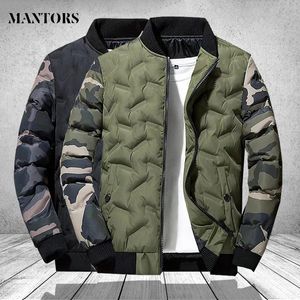 Men s Jackets Mens Winter and Coats Outerwear Clothing Camouflage Bomber Jacket Windbreaker Thick Warm Male Parkas Military 231208