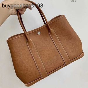 Designer Garden Bags Tote Bag the First Layer Cowhide 2023 New Leather Womens Portable Largecapacity Shopping Antique Have Logo