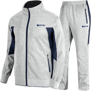 Tbmpoy Mens Tracksuits Sweatsuits for Men Set Track Suits 2 Piece Casual Athletic Jogging Warm Up Full Zip Sweat