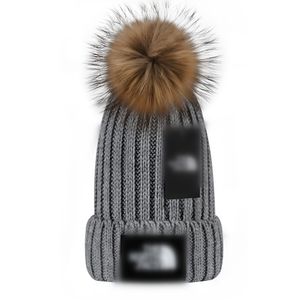Designer inverno berretto lavorato a maglia cappello di lana uomo donna grosso lavorato a maglia spesso caldo cappelli di pelliccia sintetica berretto femminile berretti 23 colori F-10