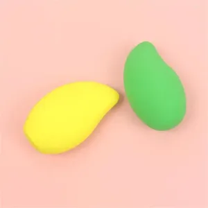 Makeup Sponges 3pcs Mango Shape Air Cushion Powder Puff Soft Hide Pores Make Up Sponge Wet Dry Use Thickened Beauty Cosmetic