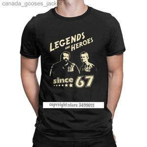 T-shirt da uomo Bud Spencer Legends And Hero Since 67 T-shirt da uomo Terence Hill Novità Happy New Year Camisas Tops T-shirt in cotone L231208