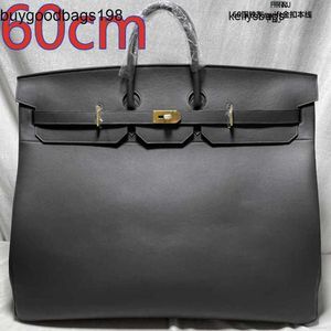 Designer Bags Hac60 Handbags Customized Limited Edition 60cm Bag Hac Large Travel Capacity Leather Domineering Mens Have Logo Y3RC 1QMW