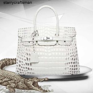 Сумка из крокодиловой кожи Himalaya, сумки-тоут, новая гималайская женская сумка из крокодиловой кожи, универсальная платиновая сумка большой вместимости, портативная сумка на одно плечо HB9Q