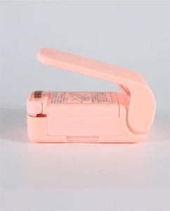Mutfak Depolama Torbası Klipsleri Taşınabilir Mini Isı Sızdırmazlık Makinesi Küçük El Taşınması Vakum Mühürlü Paketleme Plastik Poşetler Pembe Beyaz 7263155