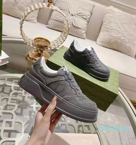 Casual shoes Rhyton Men women big mouth tiger mesh dress Ladies Designer Sneakers Size 35-45