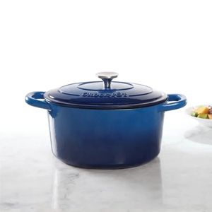 Dutch Ovens 7 qt Round Dutch Oven Crock Pot Sappire 231207