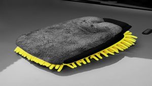 Waterproof Car Wash Microfiber Chenille Gloves Thick Doubleface Cleaning Mitt Wax Detailing Brush Auto Care Glove4573595