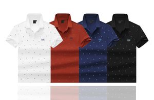 2023 Polo di design da uomo in puro cotone T-shirt corta Moda estiva Traspirante Polo Collo Moda Casual Top M-3XL