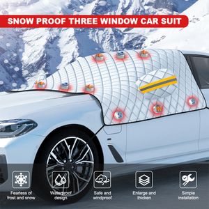 磁気自動車雪アイスプロテクターウィンドウフロントガラスサンシェードフロントリアフロントガラスブロックカバーバイザー5/9マグネットユニバーサル