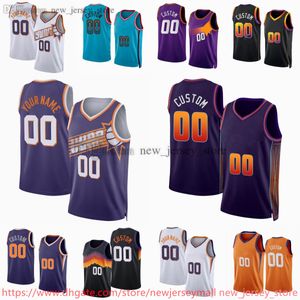 Custom 2023-24 Printed Basketball 35 Kevin Durant Jersey 1 Devin Booker Toumani Camara Keita Bates-Diop Eric Gordon Josh Okogie Udoka Azubuike Nassir Little Shorts