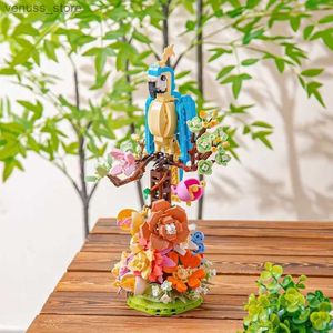 Blocks Simulated Bird Building Blocks DIY Puzzle Toy Decorations Office Home Decorations Gifts To Family and Friends R231208