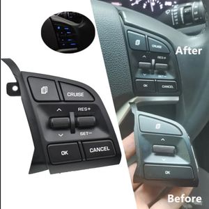 Multifunktionsrattens ljudkryssningskontrollknappar för Hyundai Tucson 2015-2019 Wth Backlight Button Switch Bluetooth