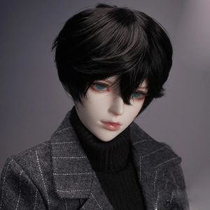 Doll Accessories Style 1/3 1/4 1/6 1/8 Bjd SD Wig Hair High Temperature Cool Short Fiber Wig Wire 231208