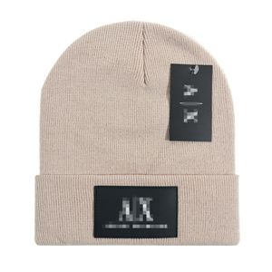 Beanie Hat Tasarımcı Beanie Bonnet Casquette Kova Şapkası Kapak Örme Hat Beanie Cap Erkek Kadınlar Sonbahar Kış Kapakları Lüks Kafatası Kapakları Günlük Yüksek Kalite E-7