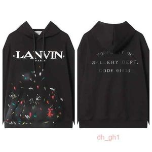 Lanvin Мужские толстовки Lanvins Shirt Man Lanvin Толстовка Lanvin Рубашка Lanvin Куртка Lanvin Одежда Мужская толстовка с капюшоном Дизайнерская толстовка Sudaderas Lanvin Hoodie 1 PNZ1