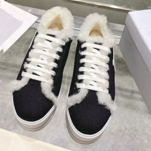 Chanellies Chanelity Casual New Fashion Chandal Canvas Shoes Designer Women Shoes Platform Isolante invernale Sneaker Sneaker in gomma Sole High Street Allenatori size