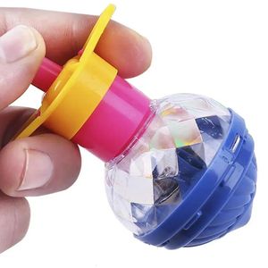 Волчок детский гироскоп мигающий свет игрушки светящаяся красочная пусковая установка вращающаяся игрушка веселый подарок на день рождения 231207