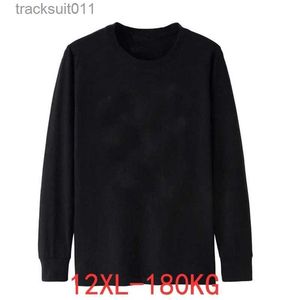 Erkek Tişörtler Kış Kış Erkek Tişört 5xl 8xl Uzun Sle Ucuz Büyük Satış Sonbahar XL Büyük Boyut 7xl 6xl T-Shirt Pamuk Ev Siyah T-Shirt L231208