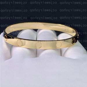 18K Gold Plated Stainless steel Bangle Classic Fashion Bracelet for Women&Girl Wedding Mother' Day Jewelry Women gifts Nebca