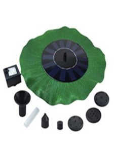 Solar Fountain Pool Munstycke Vattenpaket Solarpanel Bird Bath Garden Decoration Pond Pump Solar1709458