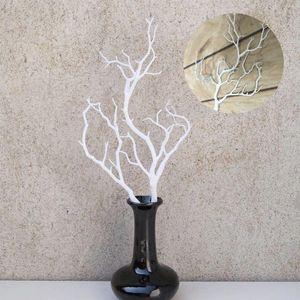 Dekorativa blommor konstgjorda trädgrenarparty dekoration plastisk falsk växt för kontor krukbord skrivbord hemtillbehör