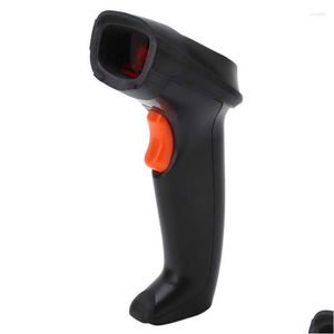 Scanners Handheld Barcode Scanner Wireless 1D Barcodes Reader para computadores de entrega de varejo Networking Dhuhw