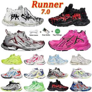 7,0 Männer Frauen Runner Designer Laufschuhe Paris Transmit Sense Retro Trainer Schwarz Weiß Deconstruction Bury Casual Sneakers Jogging