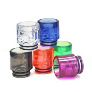 810 dicas de gotejamento tamanho para tanque espiral mtl 810 ponta de gotejamento bocal de furo largo anti spitback 810 para atomizador rta rba zz