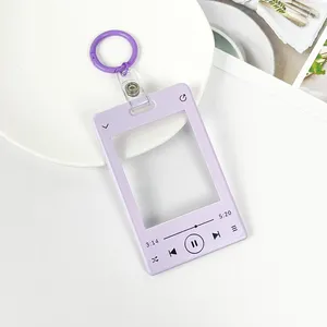 カードホルダーアクリルホルダーセットファッションPOフレームアイドルカードディスプレイスタンドKPOP POCARD BANK ID CASE Protect Stora