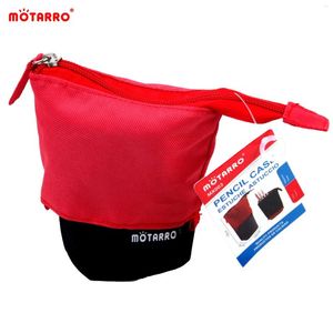 1st Standing Pencil Case Cute Pen Holder Black Red Kawaii Stationery Pouch Multifunktionell väska