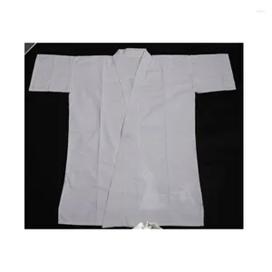 Roupas étnicas Iaido Uniforme Roupa Interior Algodão Branco Preto Japonês Arte Marcial Samurai Shitagi GI Gusoku Shita