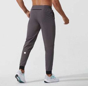 Lulu Men Pants Yoga Outfit Longjogger Sport Snabbt torrt dragkamp.