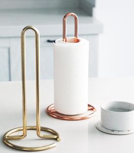 Nordic Pionic Metal Paper Towel Rack Jading Tabiltitchen Toalet Roll Paper Stojak Stojak na stojak 1243293564