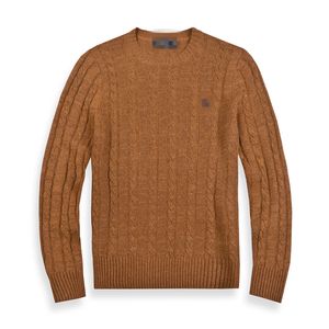 Senior Men's Designer Sweater Round Neck Mile Wille Polo Brand Pony Camel Sweater Cashmere Casual Warmth Sweater Pullover